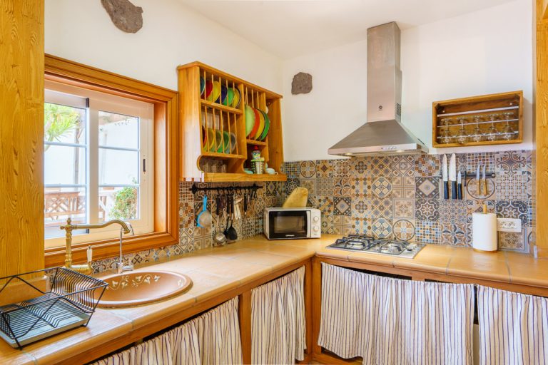 Cocina de la casa Sofía en Finca La Espiral